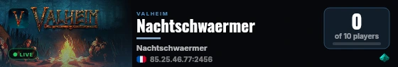 Nachtschwaermer live status badge