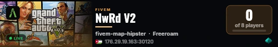 NwRd V2 live status badge