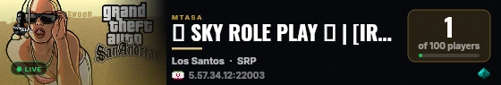 『 SKY ROLE PLAY 』 | [IRAN] live status badge