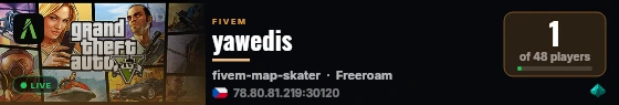 yawedis live status badge