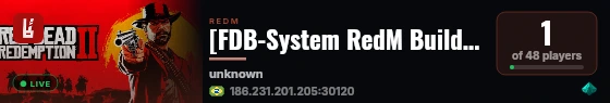 [FDB-System RedM Build] STEEL live status badge