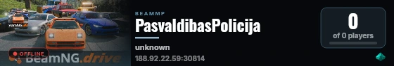 PasvaldibasPolicija live status badge