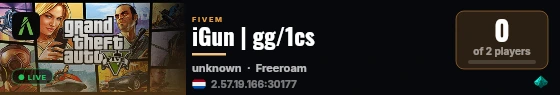 iGun | gg/1cs live status badge