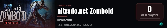 nitrado.net Zomboid live status badge