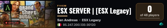 ESX SERVER | [ESX Legacy] live status badge