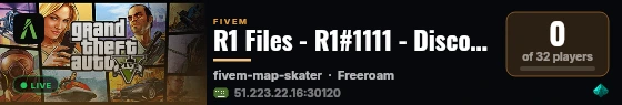 R1 Files - R1#1111 - Discord.gg/R1 live status badge