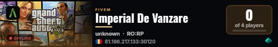 Imperial De Vanzare live status badge