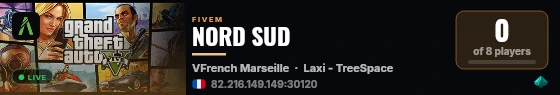 NORD SUD live status badge