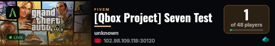 [Qbox Project] Seven Test live status badge