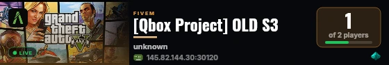 [Qbox Project] OLD S3 live status badge