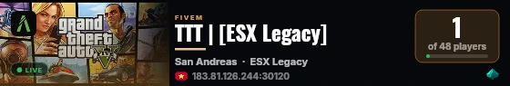 TTT | [ESX Legacy] live status badge