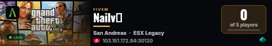 Nailv🤍 live status badge