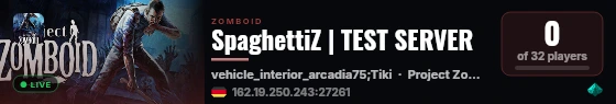 SpaghettiZ | TEST SERVER live status badge