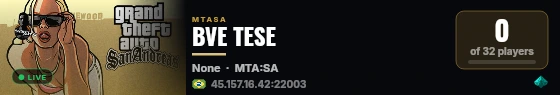BVE TESE live status badge