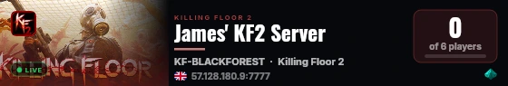 James' KF2 Server live status badge
