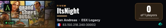 ItsNight live status badge