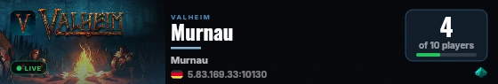 Murnau live status badge