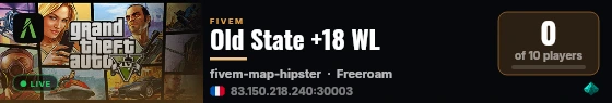 Old State +18 WL live status badge