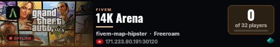 14K Arena live status badge