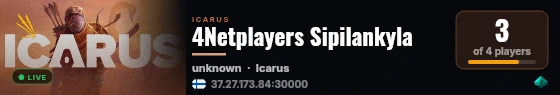 4Netplayers Sipilankyla live status badge