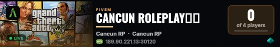 CANCUN ROLEPLAY🌈🌈 live status badge