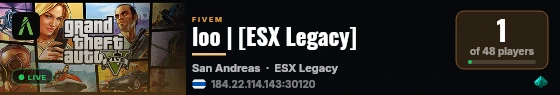 loo | [ESX Legacy] live status badge