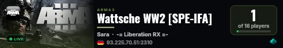 Wattsche WW2 [SPE-IFA] live status badge