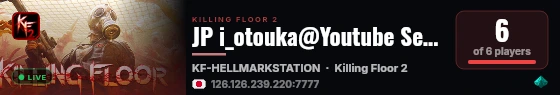 JP i_otouka@Youtube Server live status badge