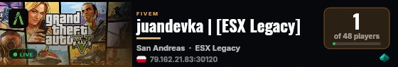 juandevka | [ESX Legacy] live status badge
