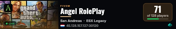 Angel RolePlay live status badge