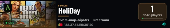 HoliDay live status badge