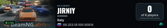 JIRNIY live status badge