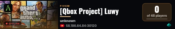 [Qbox Project] Luwy live status badge