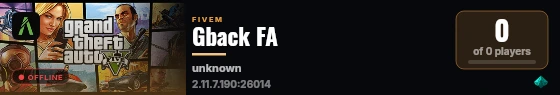 Gback FA live status badge