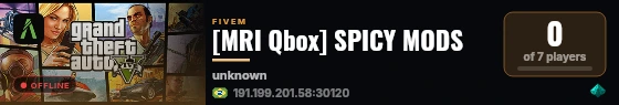 [MRI Qbox] SPICY MODS live status badge