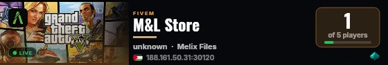 Melix Files live status badge