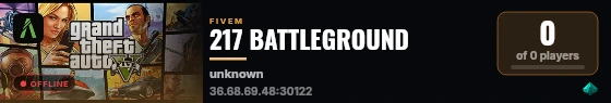 217 BATTLEGROUND live status badge