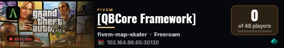 [QBCore Framework]  live status badge