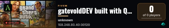gatevoldDEV built with Qbox Project by The Community! live status badge