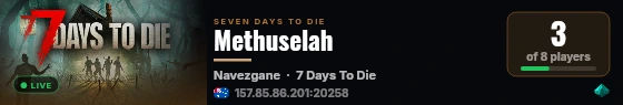 Methuselah live status badge