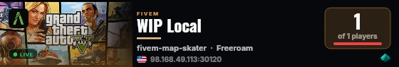 WIP Local live status badge