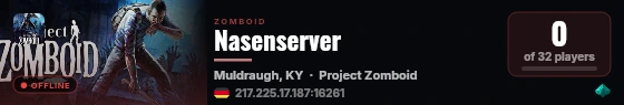 Nasenserver live status badge