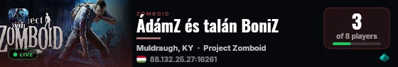 ÁdámZ és talán BoniZ live status badge