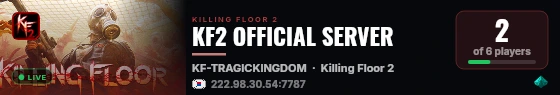 KF2 OFFICIAL SERVER live status badge