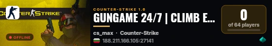 GUNGAME 24/7 | CLIMB EVERY LEVEL live status badge