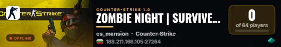 ZOMBIE NIGHT | SURVIVE THE ROUND live status badge