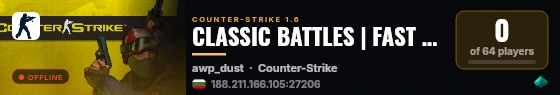 CLASSIC BATTLES | FAST ROUNDS live status badge