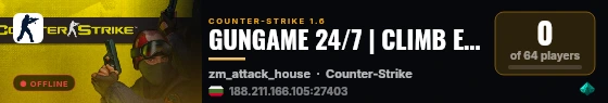 GUNGAME 24/7 | CLIMB EVERY LEVEL live status badge