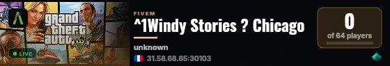 ^1Windy Stories ? Chicago live status badge