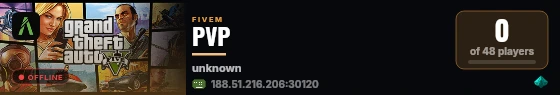 PVP live status badge